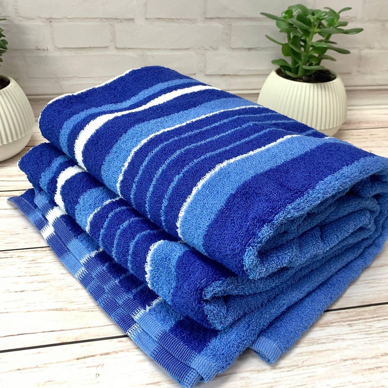 Простирадло махрове 220Х150 синя ТВ 0502, фото 1