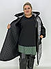 Напівпальто "Антонія" з плащової тканини на стьобаній підкладці Розміри 66-68 70-72 74-76, фото 6