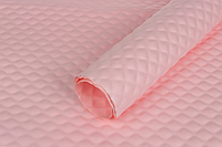 Флористическая бумага с тиснением водоотталкивающая розовая 58см*58 см (упаковка 10 шт)