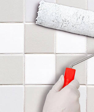 Акватекс Кераміка - поліуретанова фарба для плитки на водній основі, напівмат (біла) уп.0,750 л, фото 2