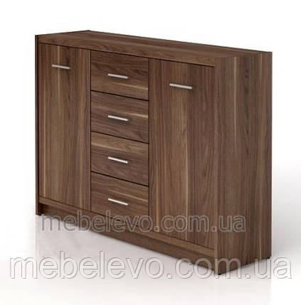 Комод Опен KOM2D4S 870х1185х335мм горіх каліфорнійський Гербор, фото 1