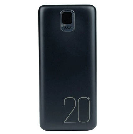 Зовнішній акумулятор Power Bank XO PR185 з кабелем QC22.5W/PD20W 20000 mAh, чорний, фото 3