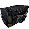Велика міцна дорожня сумка Kaiman 70 см для подорожей чорна із сірим, фото 3