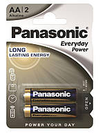 Panasonic Батарейка EVERYDAY POWER щелочная AA блистер, 2 шт. Baumarpro - Твой Выбор