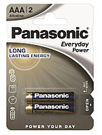 Panasonic Батарейка EVERYDAY POWER щелочная AAА блистер, 2 шт. Baumarpro - Твой Выбор