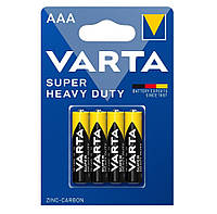 VARTA Батарейка Super Heavy Duty угольно-цинковая AAA BLI 4 блистер, 4 шт. Baumarpro - Твой Выбор