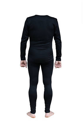 Термобілизна чоловіча Tramp Microfleece комплект (футболка+штани) black UTRUM-020, UTRUM-020-black-L, фото 4