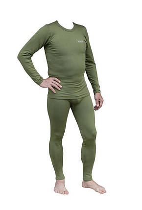 Термобілизна чоловіча Tramp Microfleece комплект (футболка+штани) olive UTRUM-020, UTRUM-020-olive-3XL, фото 1