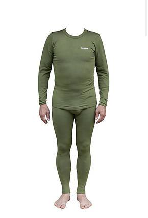 Термобілизна чоловіча Tramp Microfleece комплект (футболка+штани) olive UTRUM-020, UTRUM-020-olive-3XL, фото 3