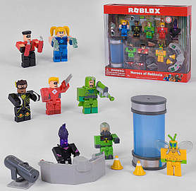Колекційні фігурки герої Роблокс Лабораторія 8 героїв Heroes of Robloxia JL 18527 ROBLOX