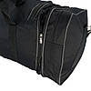 Дорожня сумка з розширенням 60+10 см чорна, фото 2