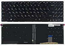 Клавіатура для ноутбука Asus M580GD M580VD M580VN N580VD N580GD N580VN X580VD X580VN чорна без рамки підсвітка Прямий Enter PWR