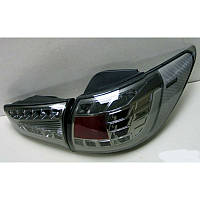 Задня світлодіодна оптика LED (задні ліхтарі) для Kia Sportage 2010-2015 (чорна)