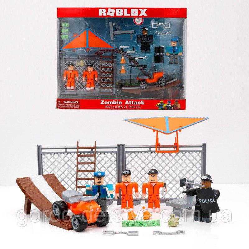 Колекційні фігурки герої Роблокс Втеча з в'язниці Heroes of Robloxia JL 19310 ROBLOX