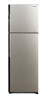 Hitachi Холодильник с верхн. мороз., 158x55х65, холод.отд.-176л, мороз.отд.-54л, 2дв., А+, NF, инв., нерж