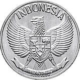 Індонезія 50 сенів, 1961 Алюміній, 3.02g, ø 29mm №426, фото 2