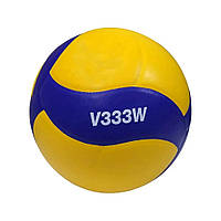 М'яч волейбольний Mikasa V333W, Жовтий, Розмір (EU) — 5