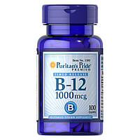 Вітаміни та мінерали Puritan's Pride Vitamin B-12 1000 mcg Timed Release, 100 каплет