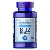 Витамины и минералы Puritan's Pride Vitamin B-12 1000 mcg Timed Release, 250 каплет