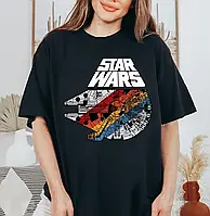 Футболка Star Wars Millennium Falcon unisex