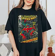 Футболка ретро Человек-паук Marvel unisex