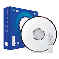 Стельовий світлодіодний світильник Feron AL5100 EOS 70W LED 2700K-6500K з пультом ДУ 490*85mm круглий 5600Lm