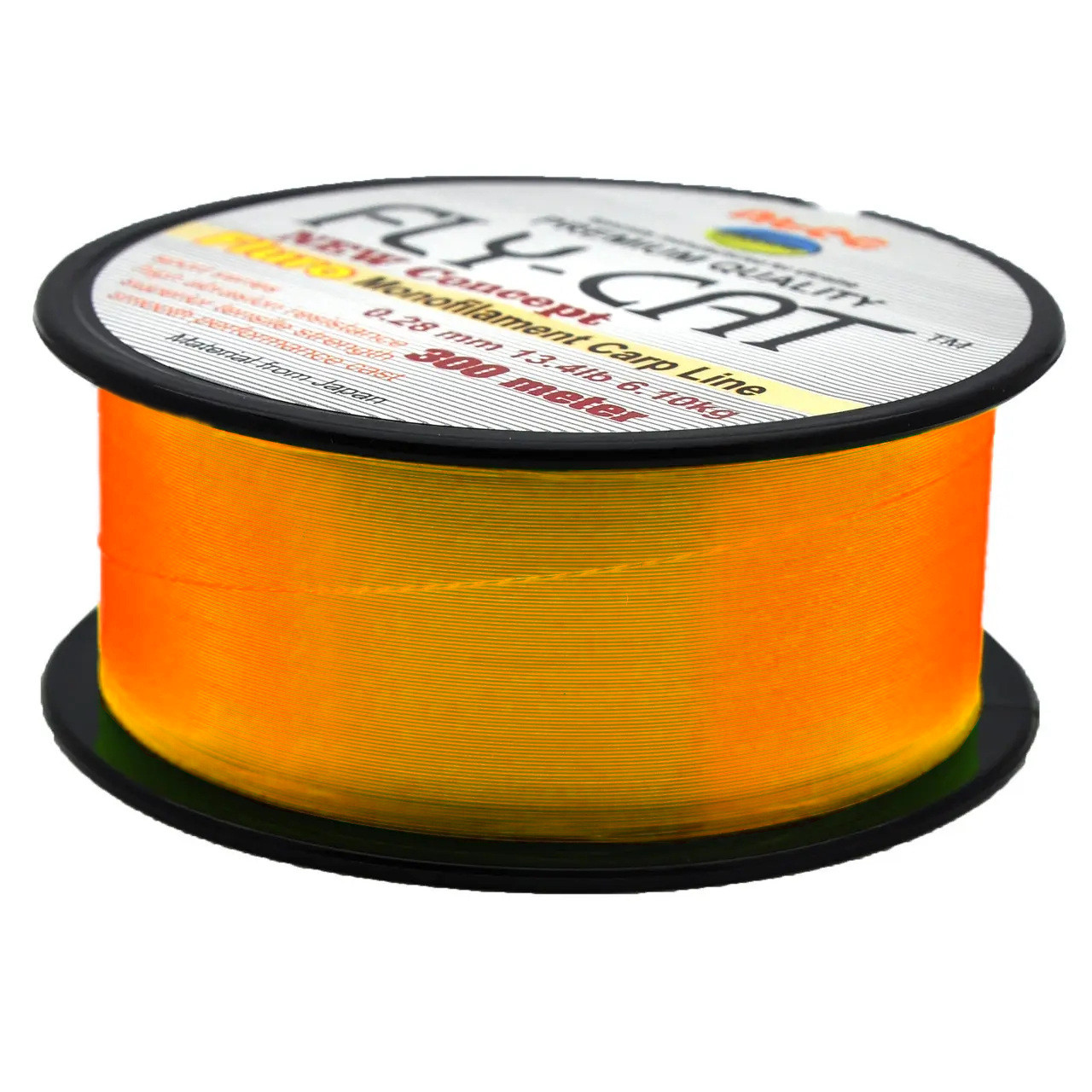 Волосінь NTEC Fly Cat Monofilament Carp Line Orange