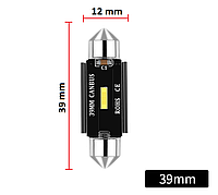 LED C5W C10W 12V CANBUS! 39 мм LED лампочки з обманкою підвищеної потужності
