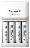 Panasonic Зарядное устройство Smart-Quick Charger+Eneloop 4AA 2000 mAh NI-MH Baumarpro - Твой Выбор