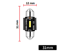 LED C5W C10W 12V CANBUS! 31 мм LED лампочки з обманкою підвищеної потужності