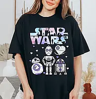 Футболка Star Wars R2-D2, BB8, C3P0
