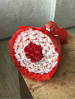 Солодкий букет для жінки/солодкий букет з мильними трояндами