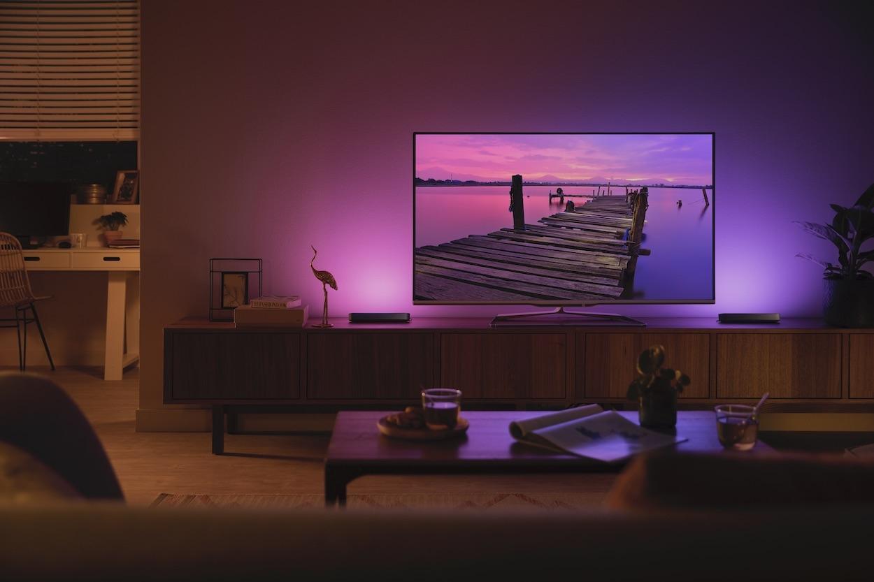 Philips Hue Панель освещения умная Play, RGB, ZigBee, диммирование, базовый комплект, блок питания, 2шт, - фото 7 - id-p1881553820