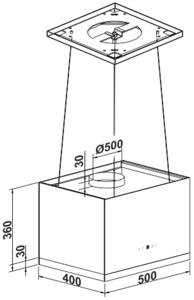 Kaiser Вытяжка островная AI5407 Baumarpro - Твой Выбор - фото 2 - id-p1881561030