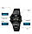 Вінтажний годинник SKMEI 1647BK BLACK STEEL PVD, фото 6