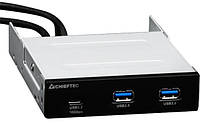 Chieftec USB хаб MUB-3003C для 3.5" отсеков фронтальных панелей корпусов Baumarpro - Твой Выбор