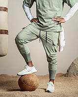 Штаны мужские летние спортивные тактические брюки джогерры "ASRV" светло-зеленые