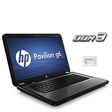 Ноутбук Б-клас HP Pavilion G6/ 15.6" (1366x768)/ Pentium B950/ 4 GB RAM/ 120 GB SSD/ HD, фото 1