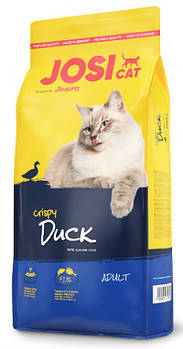 Корм для котів JosiCat Crispy Duck (ЙозіКет Кріспі Дак (Качка)) 10 кг Josera (шт)