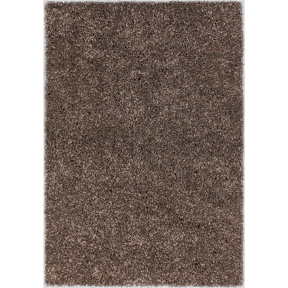 Килим 1,20*1,70 з високим ворсом коричневий однотон Fantasy 12500/90