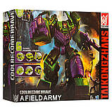 Трансформер H202 6в1, робот + будтехніка, у коробці 41х32х8 см, фото 2