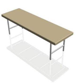 Кушетка з нерегульованим підголівником оглядова медична АТОН КСЦ