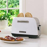 Тостер KitchenAid Artisan 5KMT2115EWH 1250 Вт белый кухонный прибор для поджаривания хлеба тостов