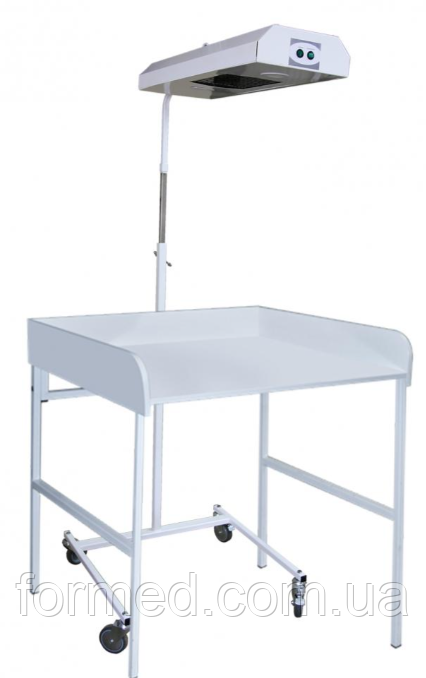 Опромінювач для верхнього обігріву немовляти з пеленальним столиком ЛВО-02, фото 1