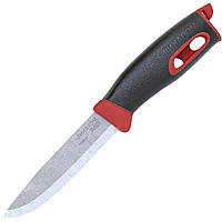 Нож фиксированный Mora Companion Spark (длина: 238мм, лезвие: 104мм) + огниво, красный, ножны