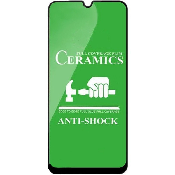 Протиударна захисна плівка Ceramics 9D для Samsung A336 Galaxy A33 5G Full Glue (0.3 мм, 9D) чорна