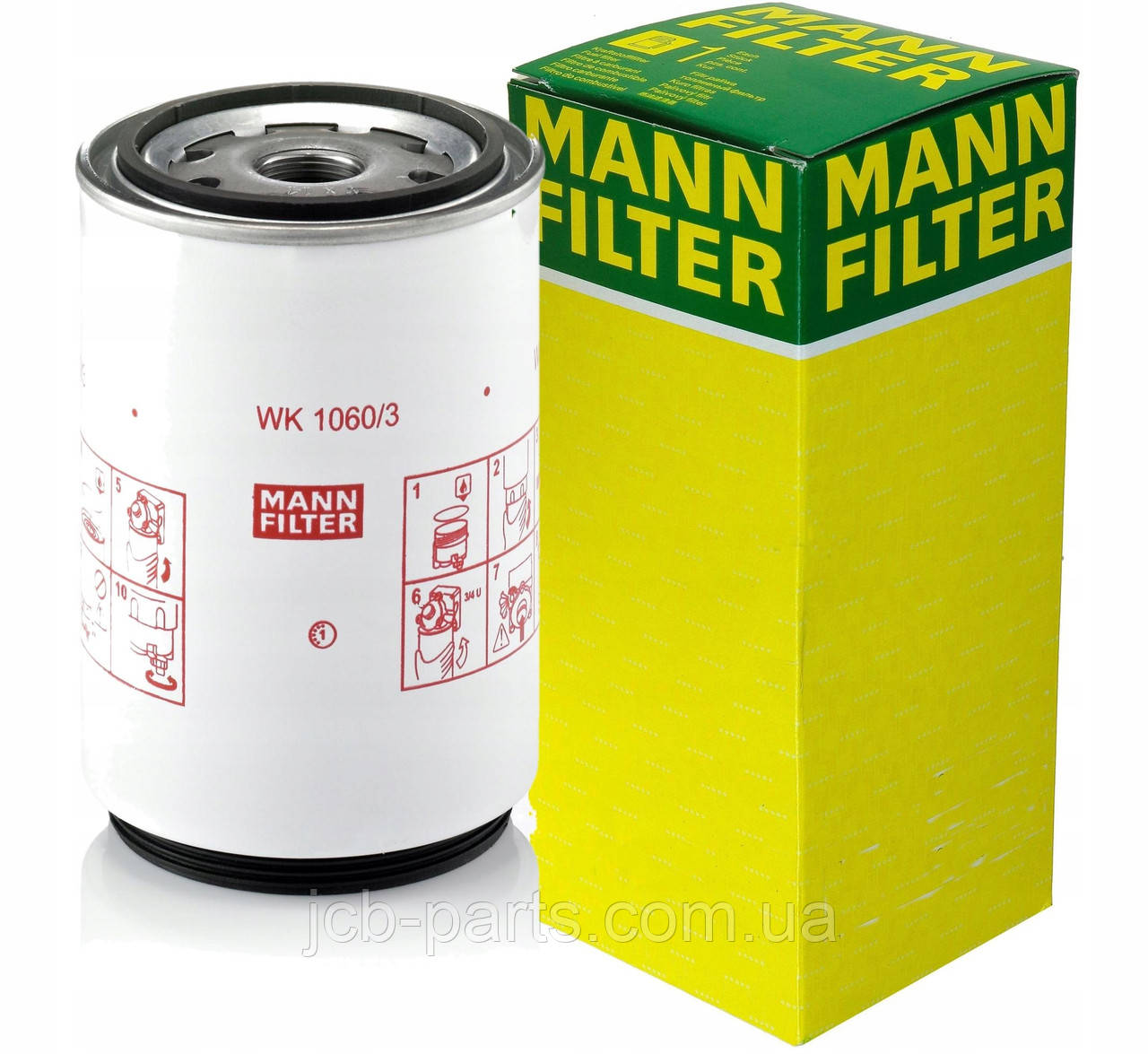 Фільтр паливний MANN-FILTER WK1060/3X
