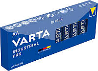 Батарейка щелочная Varta Industrial PRO 4006 10 Pack, AA/(HR6), коробка 10шт