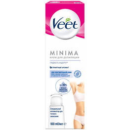 Крем для депіляції Veet Minima для чутливої шкіри з аплікатором 100 мл (4680012390618)