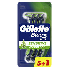 Бритва Gillette Blue 3 Plus Sensitive 6 шт. (7702018490134)